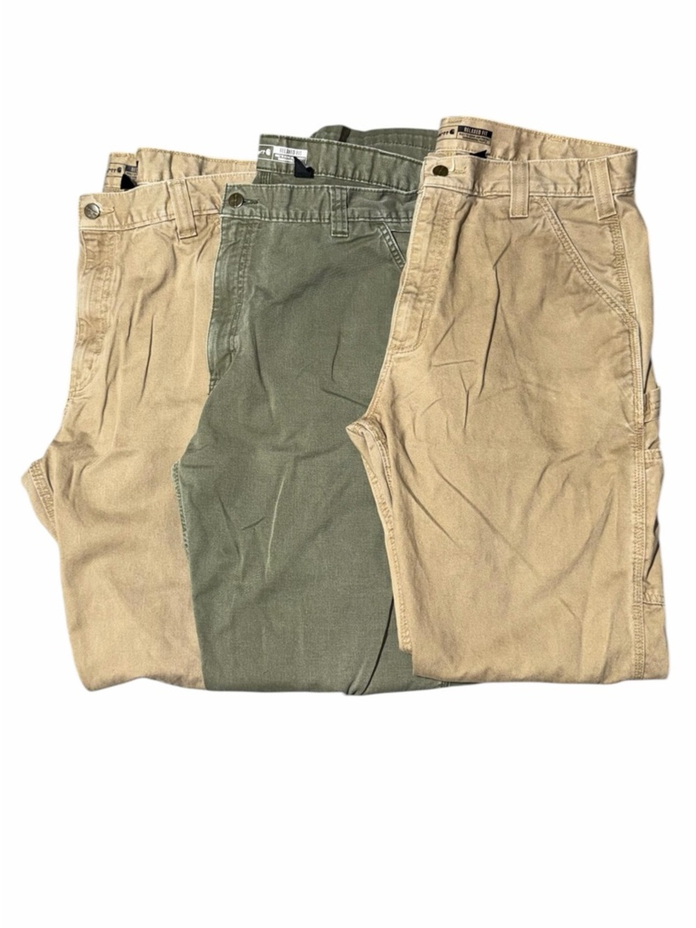 Lot of 3 Carhartt Men's Cargo Pants
